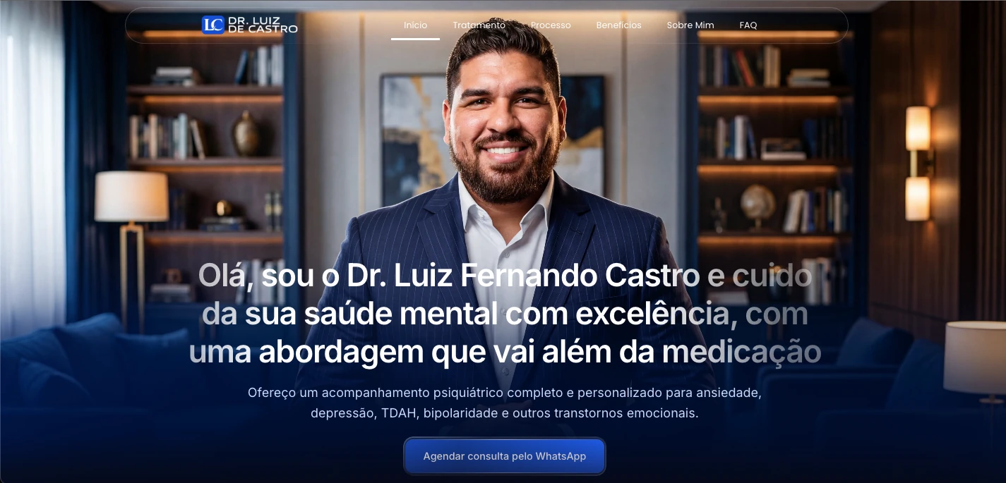 Prévia do site DR. LUIZ DE CASTRO